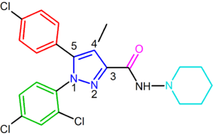 300px-Rimonabant_chemical_structure.png