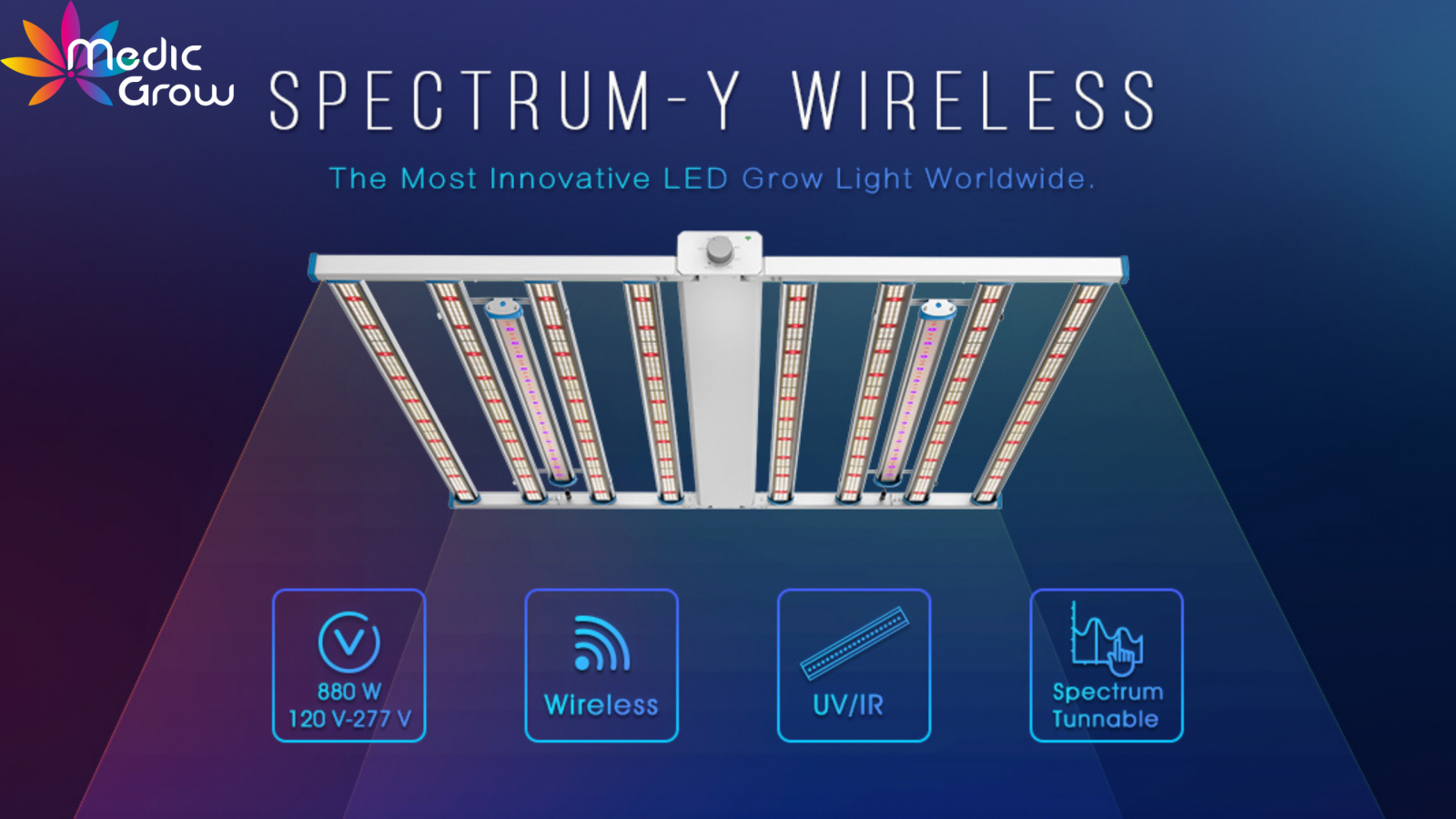 Wireless led on sale grow lights