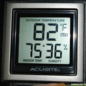 High Temp/RH% last night day 42/43