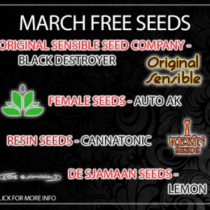 March Free Seed Promo