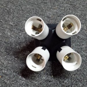 4 way light adapter