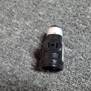 light adapter with socket