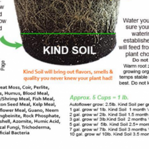 Kind Soil Ingredients