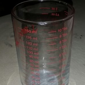 Measuring glass