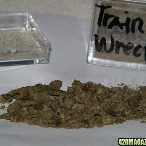 Trainwreck Kief+Hard Hash