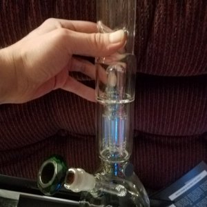 The Black Leaf percolator bong from g-spot