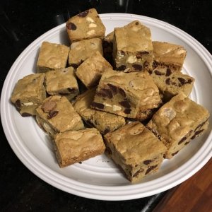 Congo Bars made with canna-butter