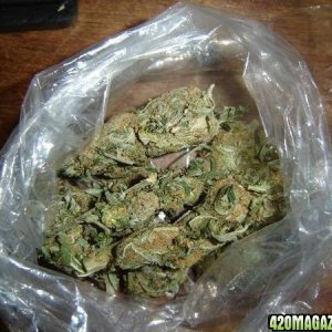 ounce of dense sticky smelly bud