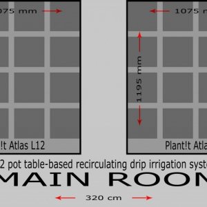 Main room 32 plant setup - plan