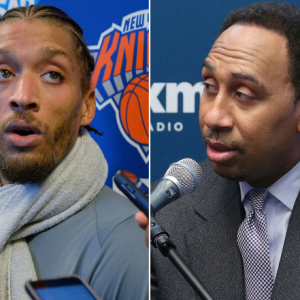 Michael Beasley and Stephen A Smith - Getty Images