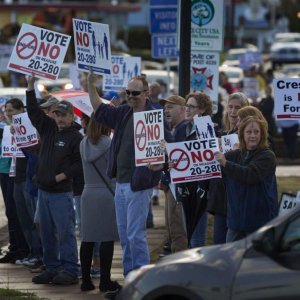 Protesters - Chris Pietsch