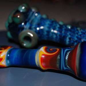 New Glass- Chillum and Spoon