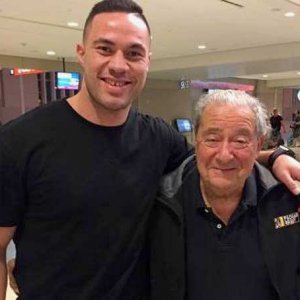 Boxing Star Joseph Parker and Bob Arum - Stuff