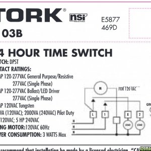 Tork Timer 120V