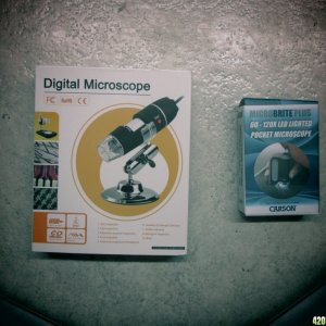 New Toys - Microscopes to View Trichomes