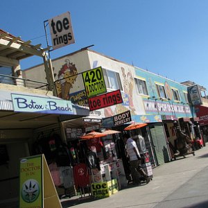 Venice boardwalk -- even your medicine.