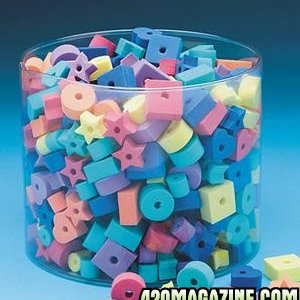 Foam or neoprene beads