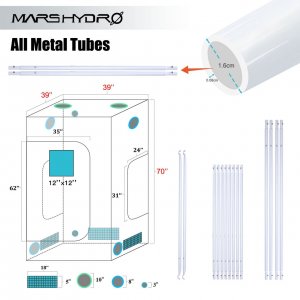 grow tent 100x100x180 - Mars Hydro 5 metal tube.jpg