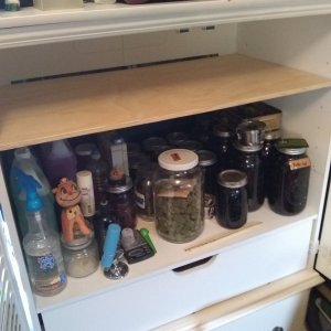 Armoire shelf