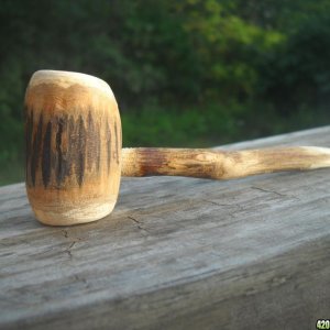 Woodsman - Hand Made 'Hickory Pipe'