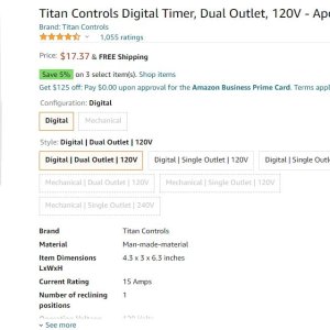 Titan Controls Digital Timer, Dual Outlet, 120V - Apollo 9.JPG