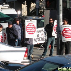 Protest in West Hollywood