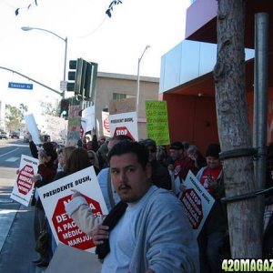 Protest in West Hollywood