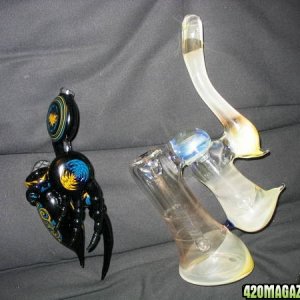 Custom blown Double Perk and Fro Sherlock