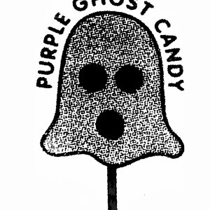 Purple Ghost Candy