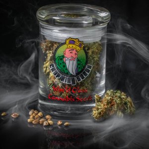 Crop King Seeds Nug Jar smoke practice.jpg