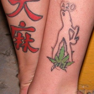 Rob Griffin and Shelly Jones 420 Tattoos