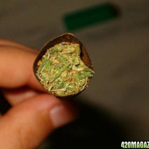 silver haze/hash blunt