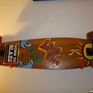 My personalized longboard