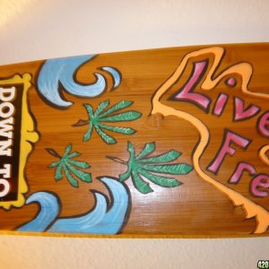 weed, waves, and a good motto