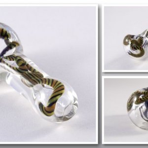 Glass pipe - Catepillar thick pipe