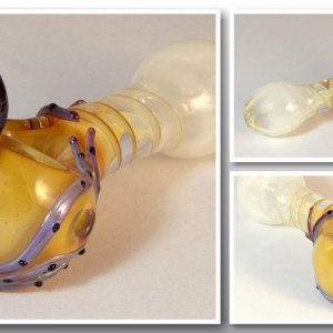 Glass pipe - thick glass Octopus