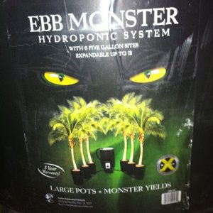 EBB 6 Bucket Monster Hydroponic System