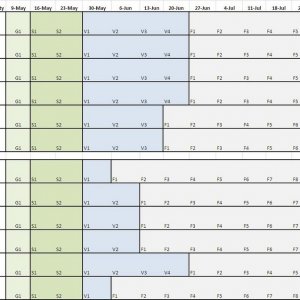 Updated Seed Schedule