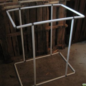 DIY stand for trellis