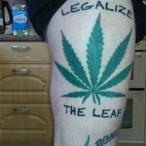 my leaf tattoo