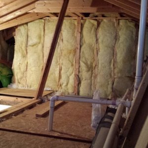 Prospective attic space for grow