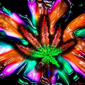 Cannabis Leaf Art