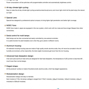 LED Key Features