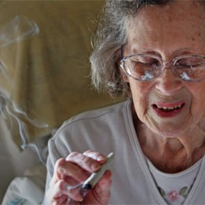 Pot smoking granny