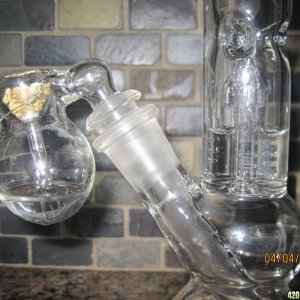 Ghost Glass 10 inch bong