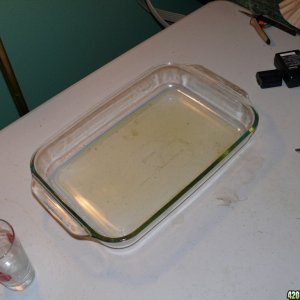 Tray after filter