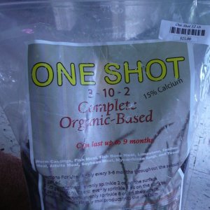 One Shot fertilizer