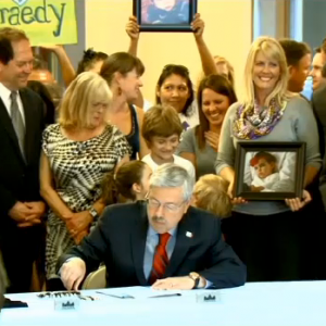 Des Moines Governor Branstad signing of the Medical Cannabidiol Act