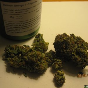 Medicinal buds from Canadian Dispensary