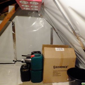 Attic grow room